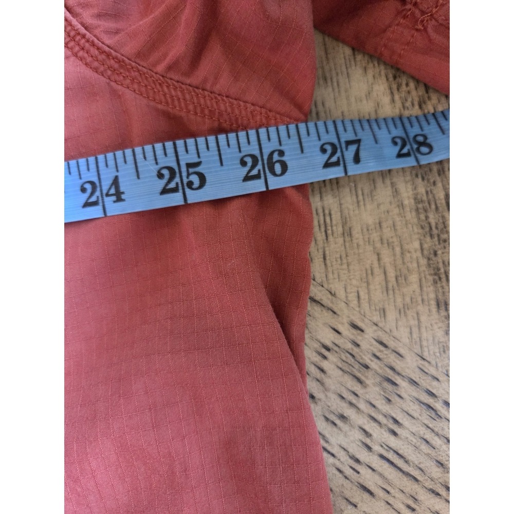 Carhartt Force Fishing Shirt Mens XL Burnt Orange Relaxed Fit Vented Work Shirt - Picture 4 of 14